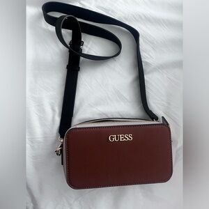 GUESS Neutral Tone Crossbody Bag